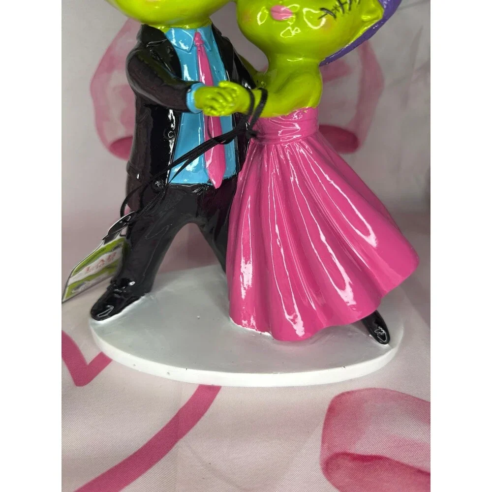 NEW SUMMERWEEN LAB No. 10.31 FRANKENSTEIN BRIDE COUPLE HALLOWEEN FIGURINE